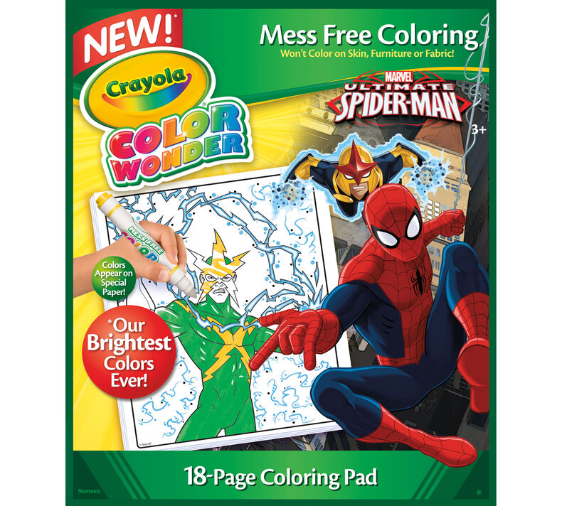Color Wonder Coloring Pad - Spiderman | Crayola